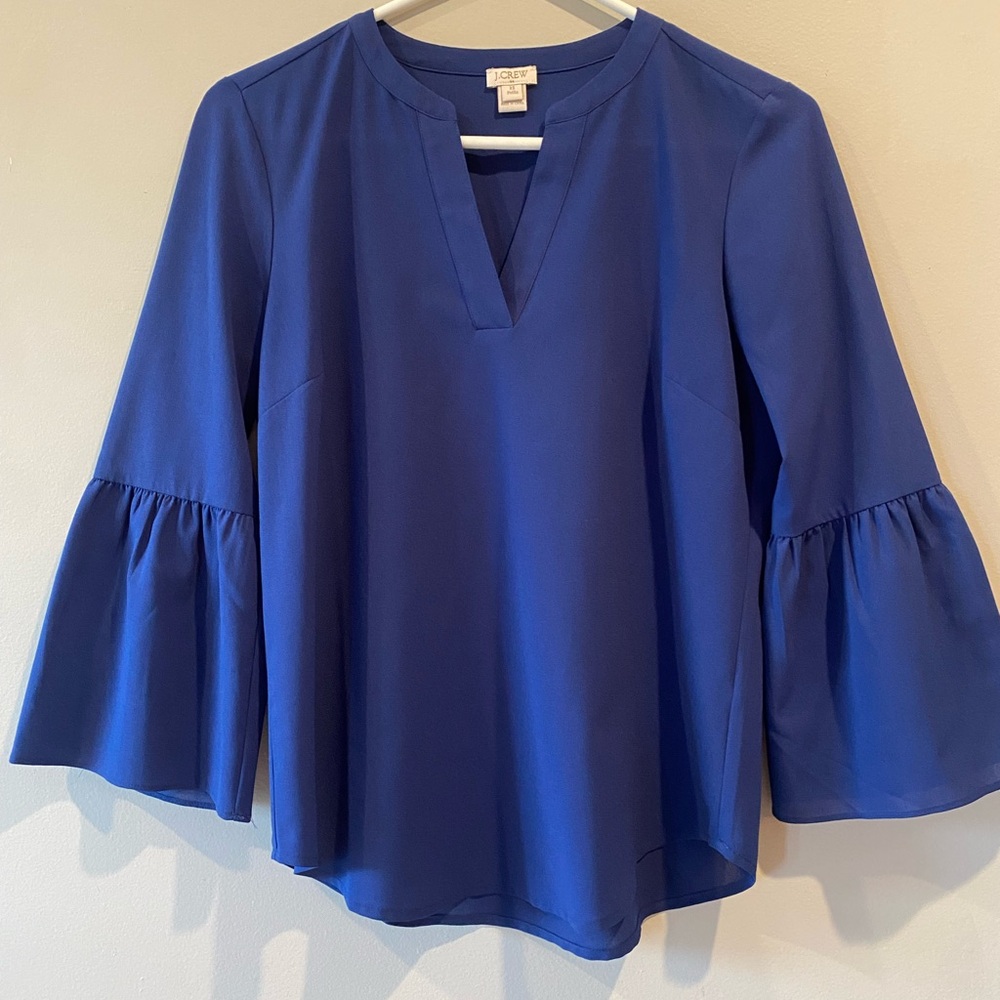 J. Crew Bell Sleeve Blouse
